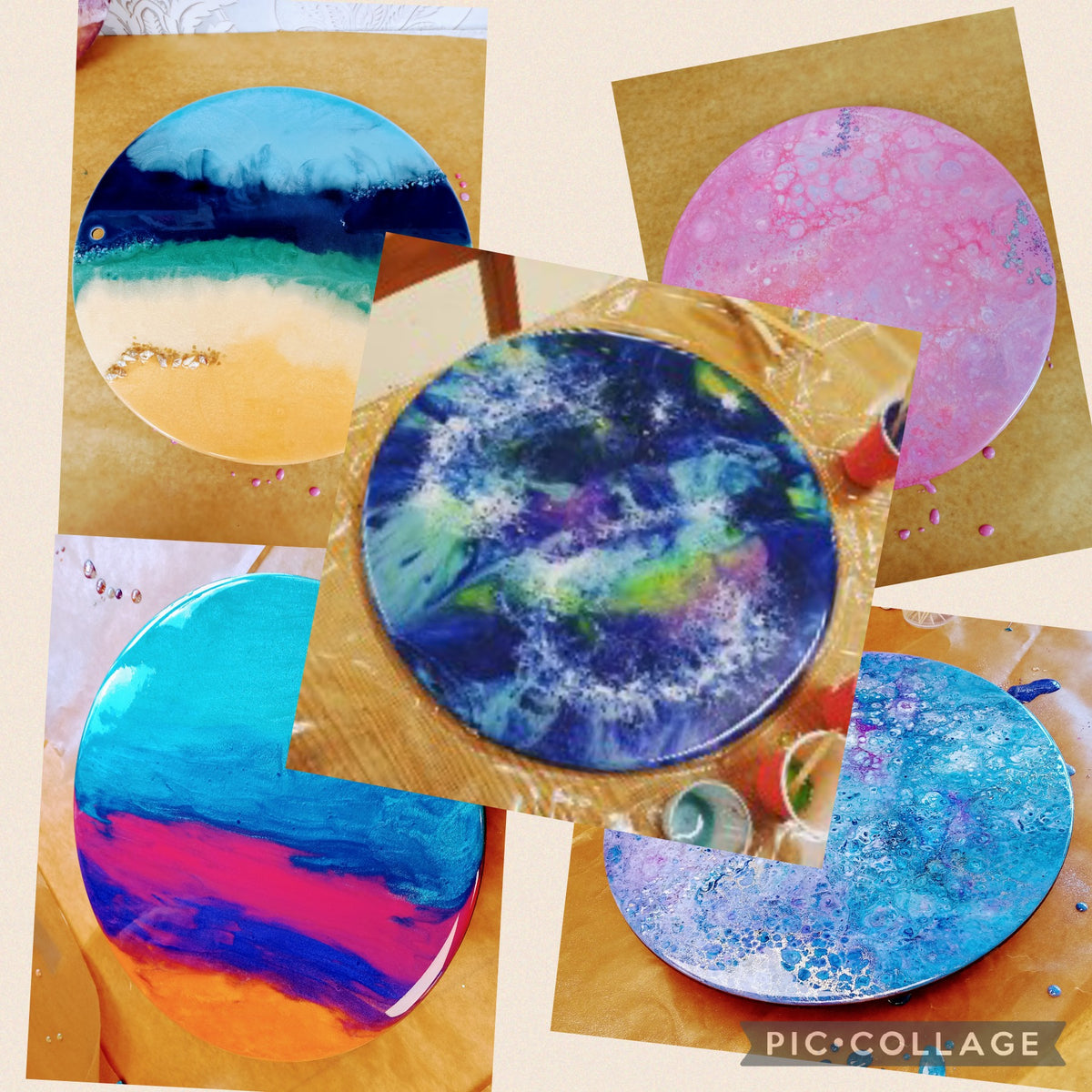 Resin Art Course Tilly Pots