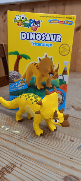Jumping clay - Dinosaur