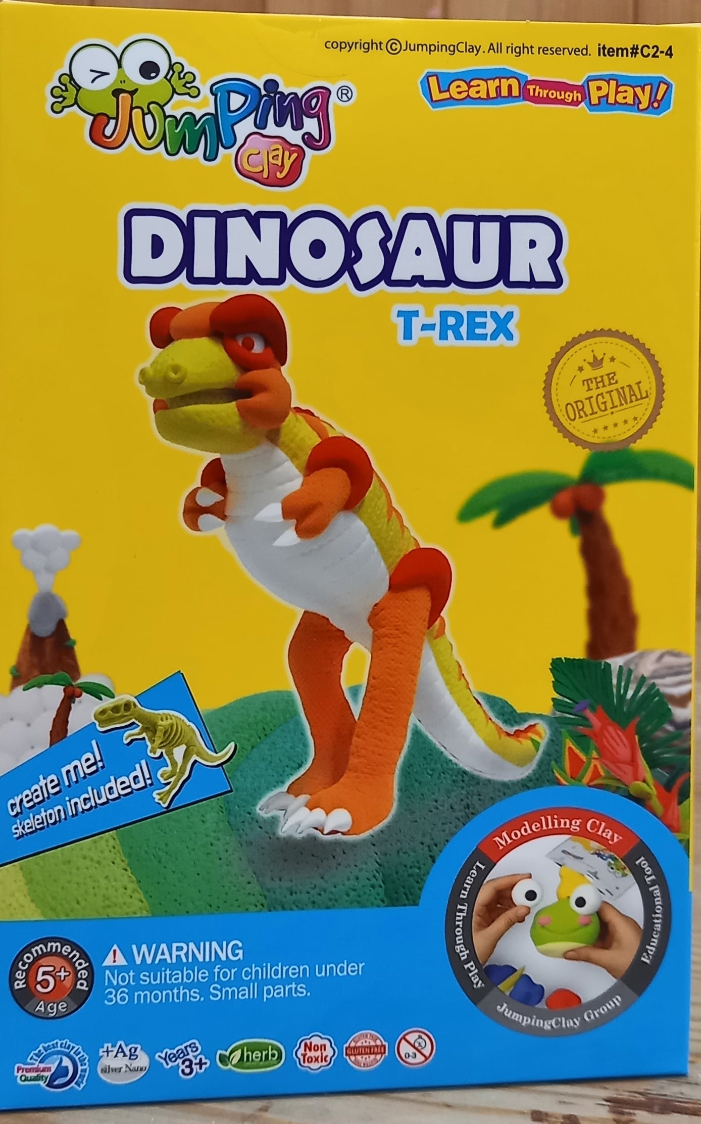 Jumping clay - Dinosaur – Tilly Pots Jumping clay - Dinosaur – Tilly Pots