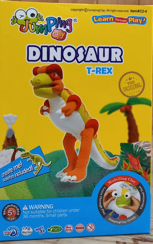 Jumping clay - Dinosaur