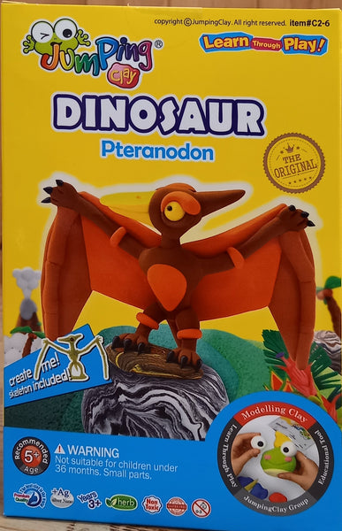 Jumping clay - Dinosaur