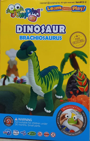 Jumping clay - Dinosaur