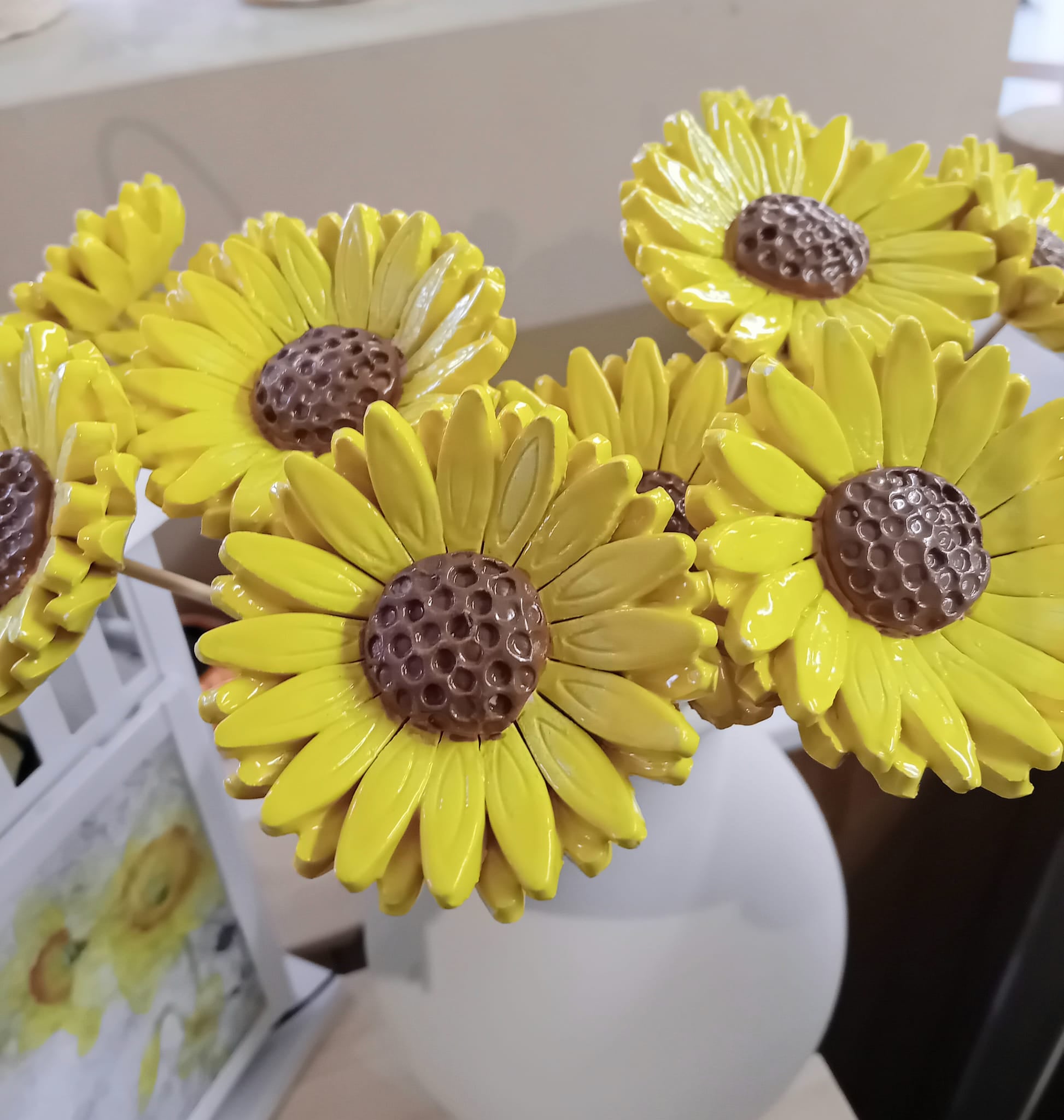 Mothers Day Clay Flowers with Afternoon Tea