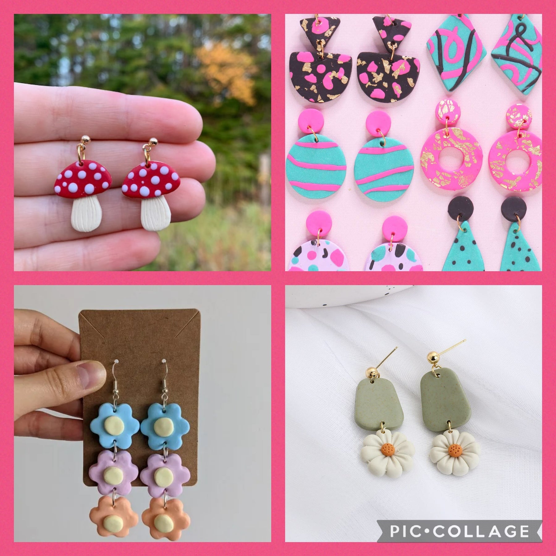 Sculpey Clay Earings