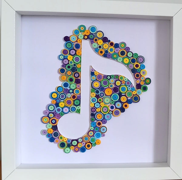 Quilled Music Note