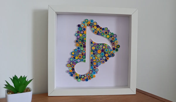Quilled Music Note