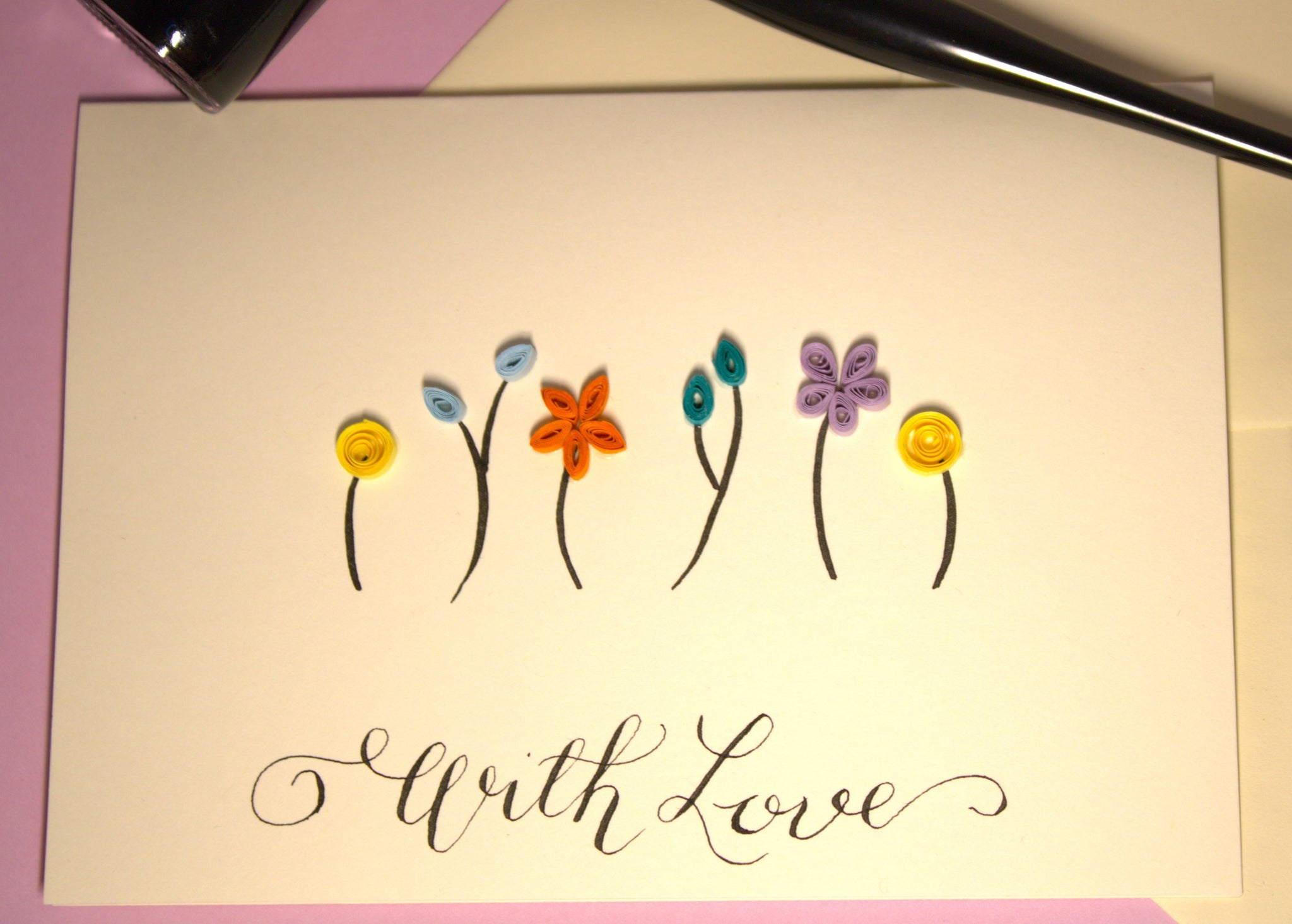 Greeting Card - With Love