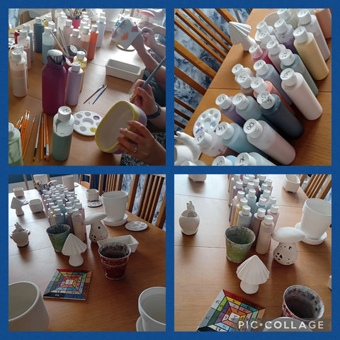 Take home Pottery Painting Kits
