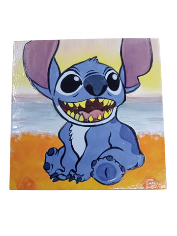 Lilo and Stitch Pottery Painting