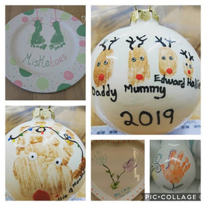 Christmas Hand and Foot Prints