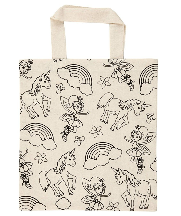 Unicorn/Fairy/Rainbow Fabric Bag