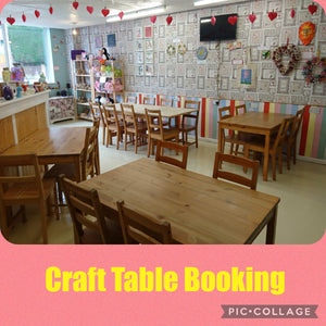 Craft Table Booking