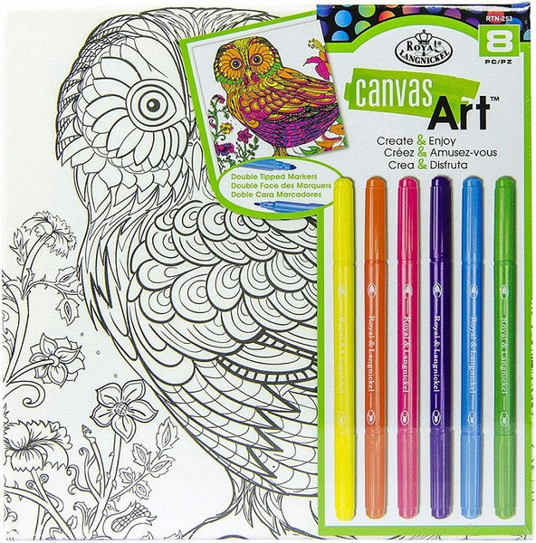 Canvas Art Kit - With Markers