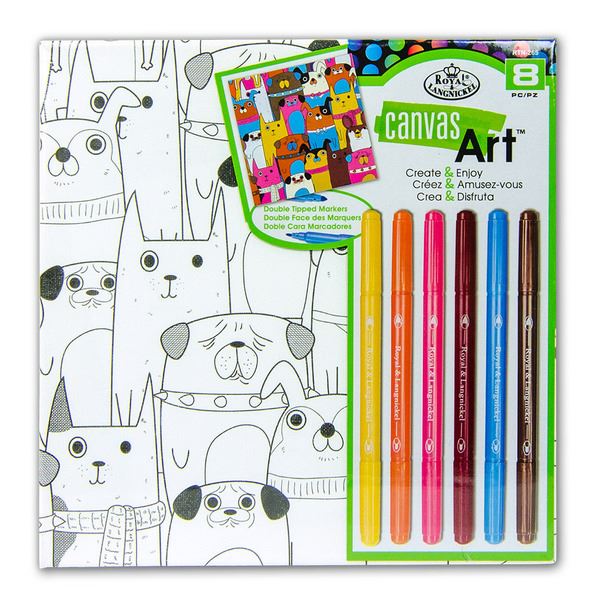 Canvas Art Kit - With Markers